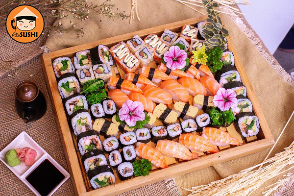 Ship sushi Hà Nội nhanh chóng, chuyên nghiệp tại Alo Sushi: “Gọi là đi - Delivery tận nhà”