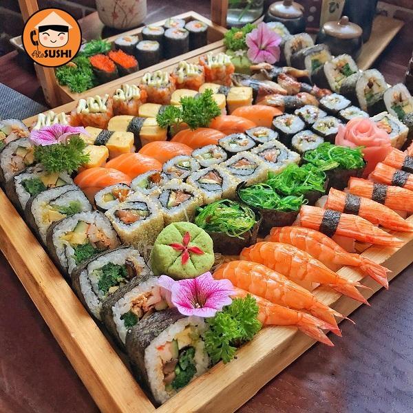 Ship đồ ăn nhanh sushi cho bữa ăn chuẩn Nhật tươi ngon, nhanh gọn
