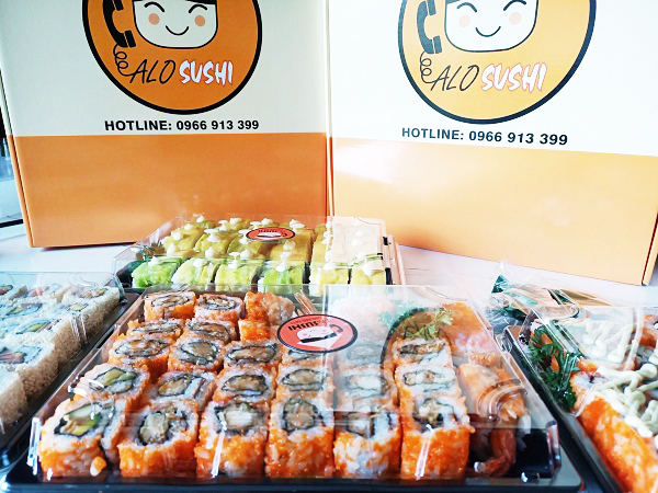 Sushi ship tận nhà Hà Nội - Dịch vụ uy tín, chất lượng của nhà hàng Alo Sushi