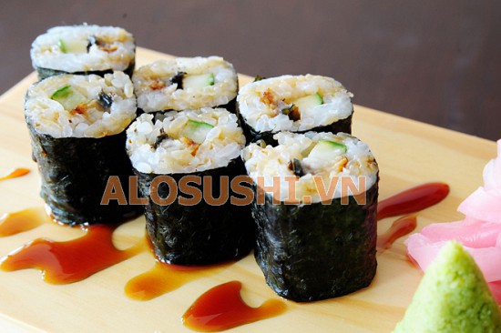 Sushi cuộn Lươn và Dưa Chuột