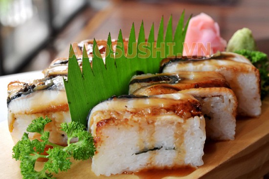 Sushi Lươn ép